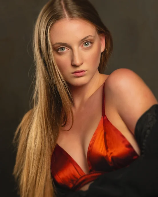 Mulberry Silk Triangle Bra Red